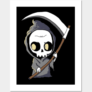 Smol Reaper Kawaii Posters and Art